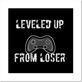 Level Up Gamer Posters and Art